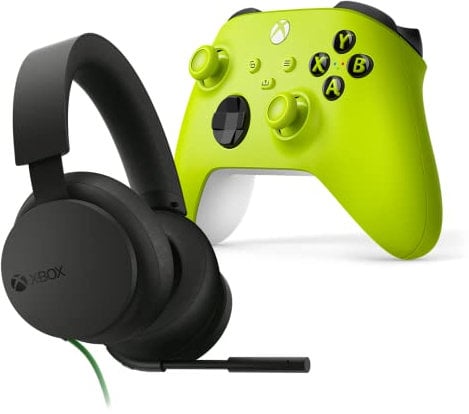 Xbox Wireless Controller – Electric Volt Stereo Headset
