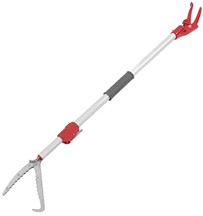 Asixxsix Aquarium-Zange, Lange Teleskop-Aquarium-Pinzette, Aluminiumlegierung, Pick-up-Pinzette, Futterzange für Süß- und Salzwasser-Aquarien, Clip-Pflanzen, Schlange, Aal, Schmerle