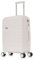 1990s Maleta de Cabina 55x38x22cm (44L) Polipropileno - Candado Incrustada - 20 Pulgadas - Blanco