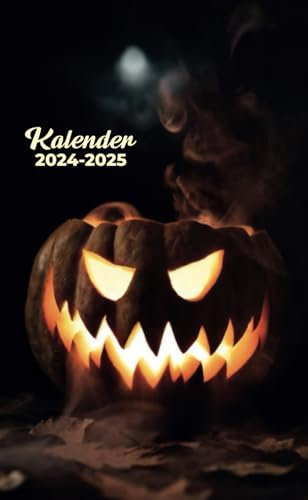 Halloween Planer 2024-2025: wochenplaner 12 Monate , Januar bis Dezember I kalender 2024 - 2025