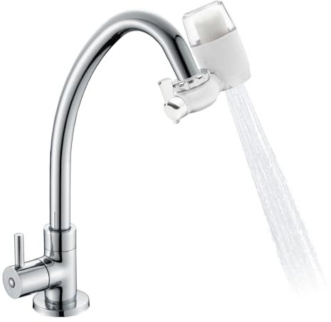 Kaichenyt Wasserfilter für Wasserhahn, Tap Water Filter Keramik-Waschbar Komposit-Kartusche Hocheffizientes Wasser-Filtersystem für Küche Home Badezimmer