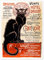 Chat Noir, 1896 Poster von Théophile-Alexandre Steinlen 50 x 70 cm Beige Wandbilder Wanddeko