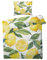 GEDAEUBA Bettwäsche 135x200 Zitronen - Zitronenmuster Bettbezug 135 x 200 2er Set, Wendebettwäsche und Kissenbezug 80x80, Weiche & Angenehme Mikrofaser Bettwäsche-Sets mit Reißverschluss