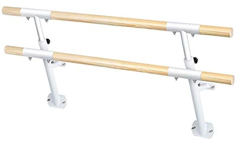 Ballettstange, verstellbare Ballettstange, tragbare Ballettstange für Zuhause, Kinder, Erwachsene, Stretching, Tanz, Gymnastik, Ausrüstung (Farbe: Rosa, Größe: 1,5 m)