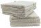 kidparadise Gants de Toilette 14 x 22 cm - Coton - Lot de 10 Gants (Ivoire x 10)