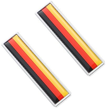 LALADEFIEE 2 Stück Flagge Metallaufkleber Auto Metallaufkleber Auto Dekorative Aufkleber Auto Styling Aufkleber Auto Metall Aufkleber Karosserie Dekorative Aufkleber Karosserieaufkleber Auto