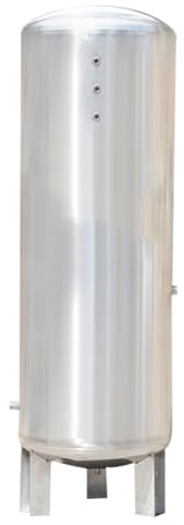 YJEUZCD Groß Druck Behälter Für Brunnenpumpe, Rostfreier Stahl Druckbehälter Wasser Tank, Wohnhäuser Wasser Speicherung Blase System, Wasser Versorgung Behälter(15.7x51.5in(150L/39.6Gal))