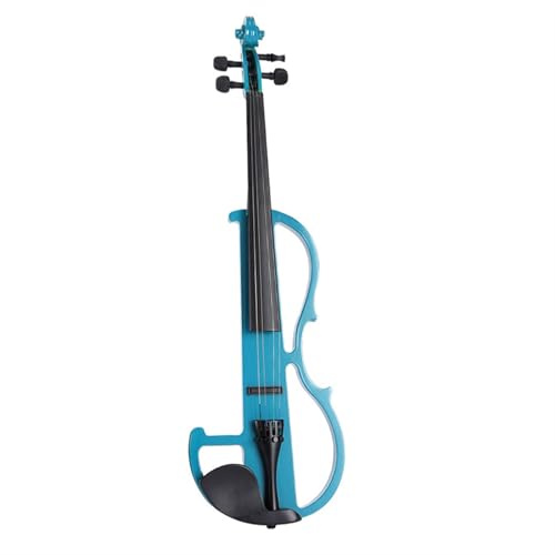 Violine Standardklang E-Geige Spielen Blaue E-Geige