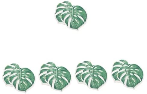 DEARMAMY 4 Stück 2 Servietten Für Brautpartys Abendessen Servietten Blätter Dinner Hand Luau Party Palmen Tropische Heiße Gäste Gemusterte Blätter