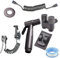 Doafoce Douchette WC Kit pour Toilettes avec Tuyau Flexible et Support Douchette à Main 1 en 2 Sorties à Double Pulvérisateur Bidet Toilette Inoxydable Rincer le Pistolet à Peinture Bain