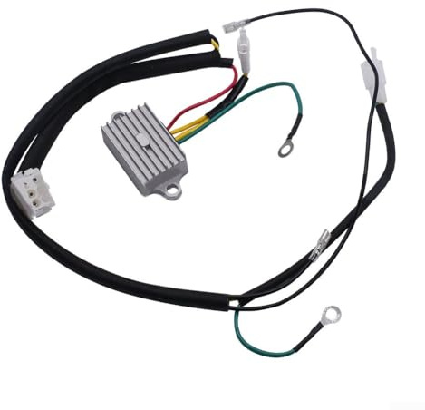 Niceminiwall Voltage Regulator with Harness for For Exmark 136-7879 127-9219 Quest Radius ES Titan Z-Master Lawn Mower Equipment Replacement Part Easy Install