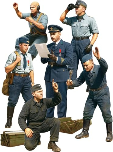 Miniart 1:48 - Piloten, Deutsch und Rumänisch mit Bodenbesatzung