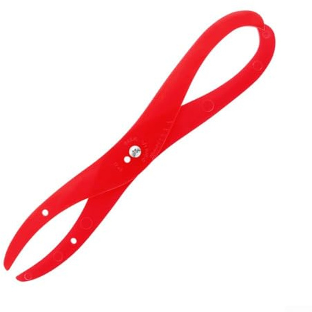Compasso per ceramica 30,5 cm calibro in plastica per scultura argilla strumento ceramica misurazione precisa gamba curva forniture officina