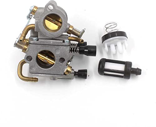 HURI Vergaser mit Primer Pumpe Benzinfilter für Stihl TS410 TS420 Trennschleifer Ersetzt 4238 120 0600 / Zama C1Q-S118