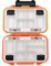 Waterproof Fishing Lure Boxe Spoon Hooks Baits Storage Tackle Box Containers for Casting Fishing Fly Fishing,Large/Medium/Small Lure Case Available (Orange-Small)