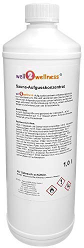 Well2wellness Concentrato di Infusione per Sauna Benessere 1,0 L