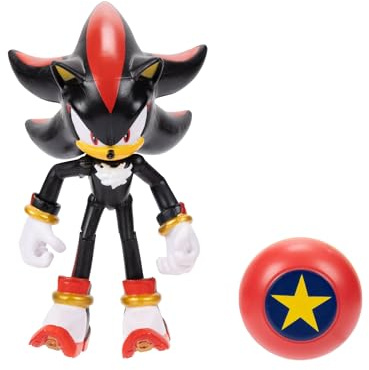 Sonic The Hedgehog 10,2 cm große bewegliche Figur Modern Shadow mit roter Feder