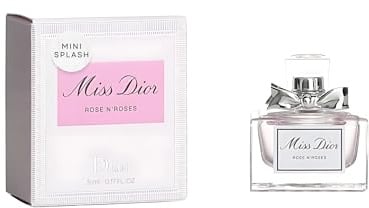 Miss Dior Rose N Roses Eau De Toilette Mini Perfume 5ml Splash Bottle