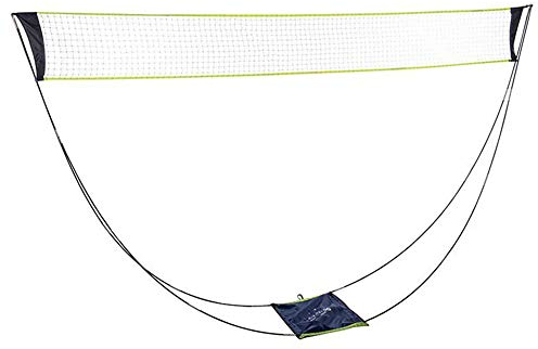 YWJ Filet de badminton portable, pliable pour volley-ball, tennis, badminton, installation facile pour les terrains extérieurs/intérieurs, jardin