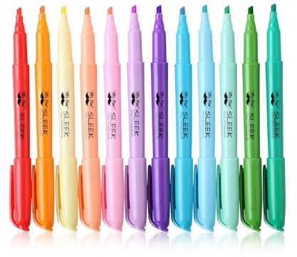 Mr. Pen- Pastel Highlighters, 12 Pack, Assorted Colors, Fast Dry, Highlighter Pastel, Set, Bible Journaling Highlighter, Marker