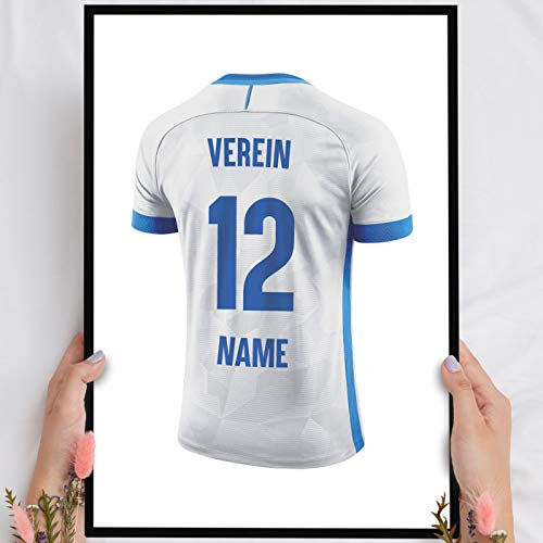 Elbeffekt Holzbild Hamburg - personalisierbar zum Hinstellen/Aufhängen optional beleuchtet, Fan Geschenk mit Spruch auf Holz - Wand-Bild Aufsteller Dekoration - persönliches Geschenk