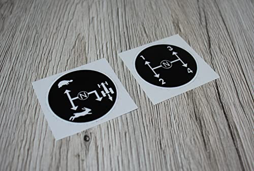 Eil Bulldog Versand Mc Cormick Schaltschema 2x Aufkleber Für 433, 533, 633, 733 Label Sticker