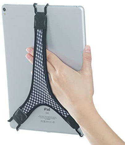 TFY Sicherheits-Handschlaufe, Vogelmuster, Fingergriff-Halterung für 9-10 Zoll Tablets – kompatibel mit iPad Pro 11 Zoll/Pro 10,5 Zoll/Pro 9,7 Zoll/Air 2 / Fire HD 10 / Galaxy Tab 10,1 Zoll