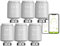 Qiumi Zigbee Thermostat Radiator Valve,eTRV,Size compatible with most valves,The display font direction is adjustable