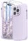 SURPHY Compatible with iPhone 14 Pro Max Case with Screen Protector, Liquid Silicone Protection for Each Lens Shockproof Thickened Rubber for iPhone 14 Pro Max 6.7 inch 2022, Lilac