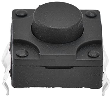 Tyenaza 50 STÜCKE Momentschalter, 4-poliger taktiler Druckschalter, wasserdichte Miniatur-Druckschalter für elektronische Leiterplatten