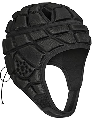 YJZQ Casque de Gardien Enfant Casque Sports Coque 360° Protecteur de tête Chapeau pour Gardien de Rugby Chapeau Entraînement Foot Ball Bonnet léger pour Cyclisme