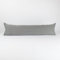 Plain Dyed Fabric Draught Excluder Stopper Cushion Heavy Door Draught Stopper Polycotton 92 x 20cm - Grey