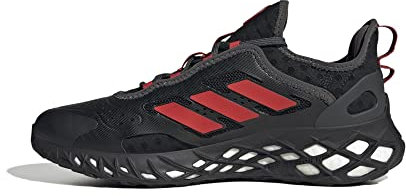 Adidas Herren Web Boost Shoes-Low (Non Football), Core Black Red Carbon, 46 2/3 EU