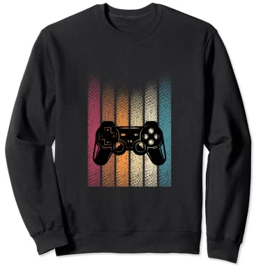 Jeux vidéo vintage rétro idée cadeau gamer homme gaming Sweatshirt