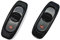 JZK 2 x interrupteur de câble de cordon de lampe noir interrupteur torpille AC 250 V 10A avec voyant LED pour petit appareil ou lampe