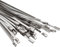 OFFO Edelstahl Kabelbinder, Kabelbinder Metall Rostfrei 300mmx4,6 mm,Kabelbinder Silber UV Beständig,Stahl Kabelbinder für Kabelmanagement 30 Stk.