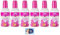 6x Giardino dei Sensi Profumo Romantica Orchidea, Profumo da Donna - Note Aromatiche Intense e Femminili 100ml + 1 Confezione di Talco Felce Azzurra in omaggio, Busta da 100g
