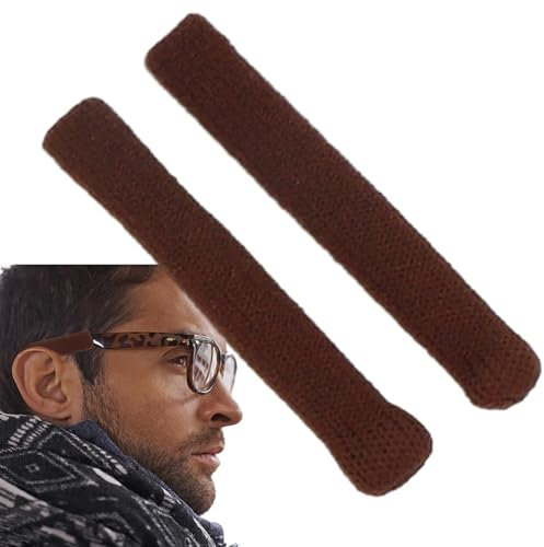 Coussinets d'oreille pour lunettes, coussinets d'oreille pour lunettes, coussins de confort – manchons pour branches de lunettes, poignées d'oreille pour lunettes, coussins de bras de lunettes antidér