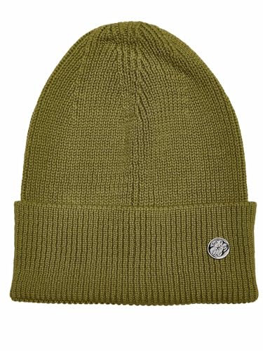 Tazzio Beanie Mütze für Herren und Damen Unisex Wollmütze Strickmütze Winter A500 (Grün)