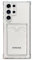 for Samsung Galaxy S24 Ultra Case with Card Holder (2 Cards) & Sliding Camera Cover, Shockproof Clear Back & Silicone Edge Wallet Case for Galaxy S24 Ultra 6.8 2024, Clear Case