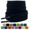 Dafannis 2 Paires Lacets Coton, Lacets Plats Larges de 9 mm Résistants à la Déchirure pour Sneakers, Chaussures de Sport, Baskets, Lacet de Remplacement Haut de Gamme