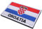 Kroatische Flagge Stickerei Armband National Flag Muster Magic Sticker Arm Badge Sticky Stoff Patch Kroatien Flagge Stickerei