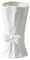 Generic Jarrón de lazo para flores, blanco, porcelana, elegante, ovalado, A-large-blanco
