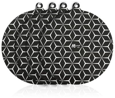 Meisterhome® Induktionsschutzmatte – Herdabdeckplatte - Herdabdeckung Induktionsfeld - Hitzeschutzmatte - Induktionsmatte für alle Größen - Silikon Matte - Induktion Schutzmatte - 4 Stück (Set 4)