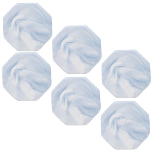 Garneck Lot De 6 Tasses Absorbantes À Motif Marbré pour Table De Cuisine
