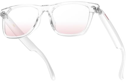 Smart Glasses, Bluetooth-Audiobrille für Damen und Herren, integriertes Open-Ear-Dual-Stereo-Mikrofon und Lautsprecher, Sonnenbrille mit Blaulichtfilter und polarisierten UV-Schutzgläsern, E1306