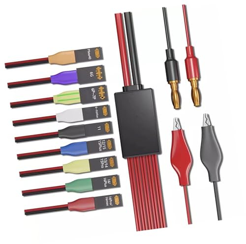 YIZITU Professionelles 5 V-12 V Eingang, 3 A Netzkabel für Telefon, flexible PVC-Reparatur-Batterie, Ersatzwerkzeug, Wartung