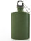 Borraccia per l'acqua, borraccia da 500 ml 4x6, verde militare in lega di alluminio, piatta portatile a tenuta stagna con clip per esterni, escursionismo, campeggio, borracci