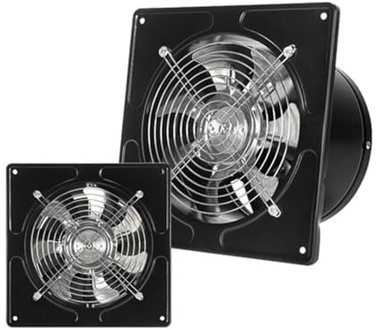 Extractor de aire 6 pulgadas, extractor en línea, ventilador cocina, baño, pared, ventana, techo, soplador