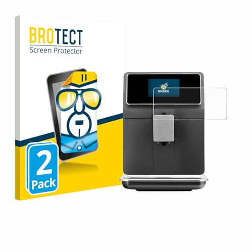 BROTECT Schutzfolie für WMF Perfection 860L | 2 Stück Transparenter Displayschutz Made in Germany Klare Displayschutz-Folie Clear Einfache Montage Case-Friendly
